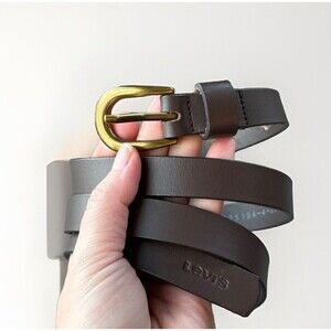 Levi's Brown Full Grain Bovine Leather Belt Womens Size 36/90 Medium
